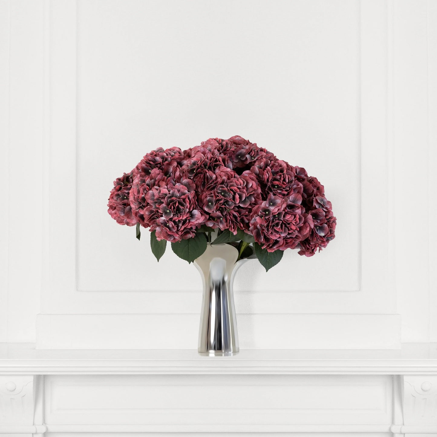 Hydrangea Bouquet Burgundy