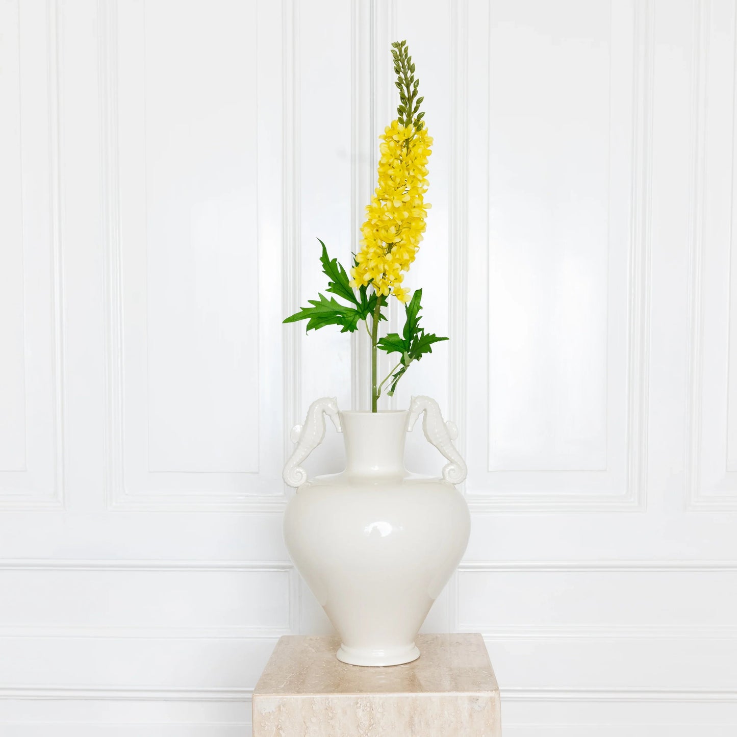 Large Delphinium Foxtail Grass Yellow