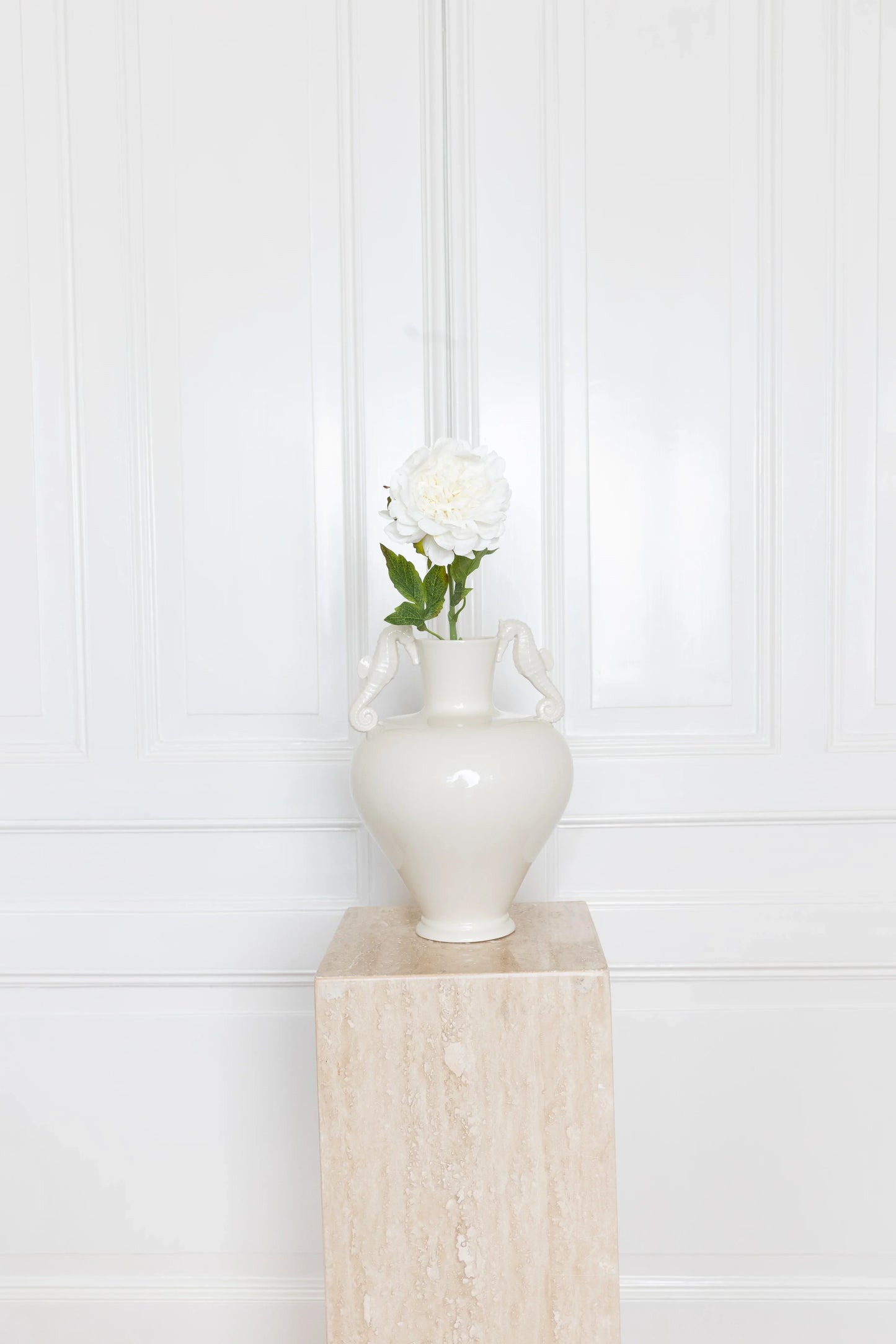 Medium Peony Flower White
