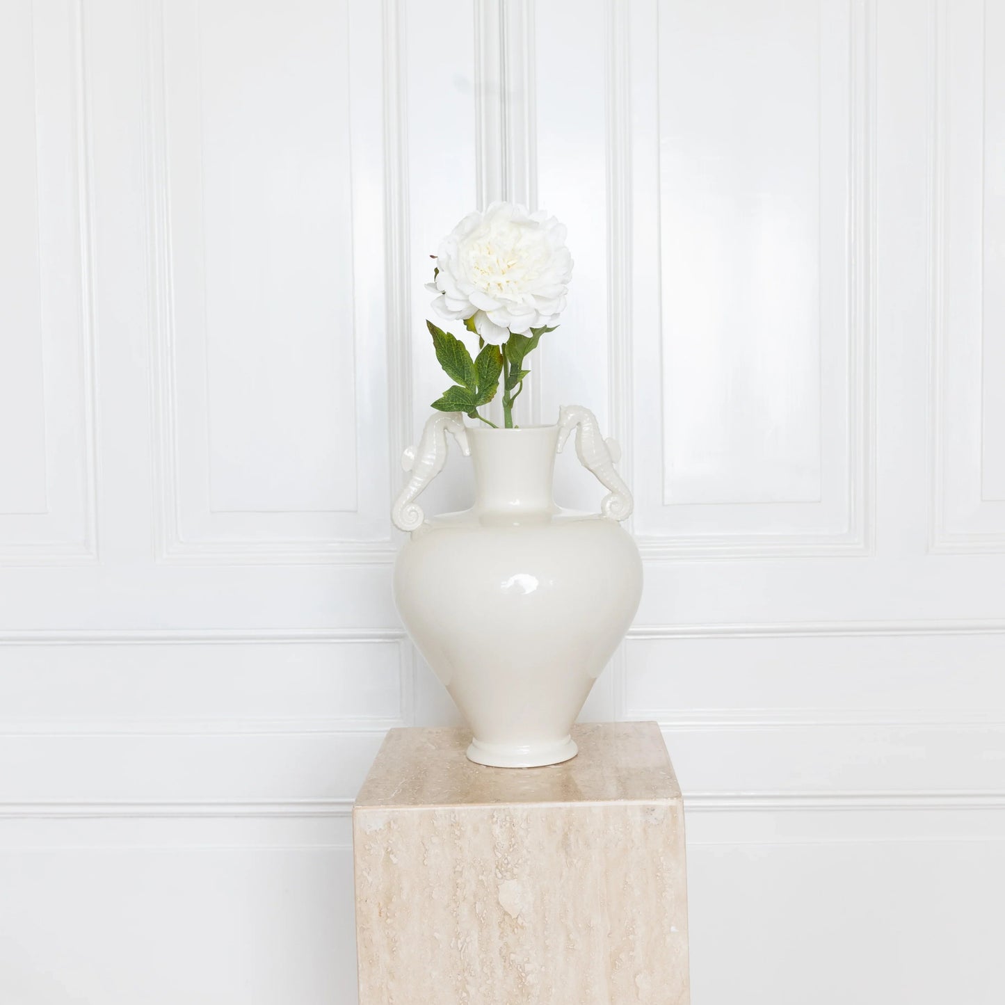 Medium Peony Flower White