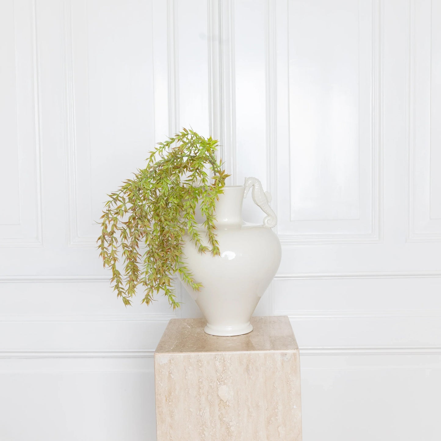 Light Green Hanging Branch with Leaves