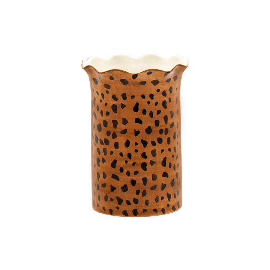 Anna + Nina Leopard Vase