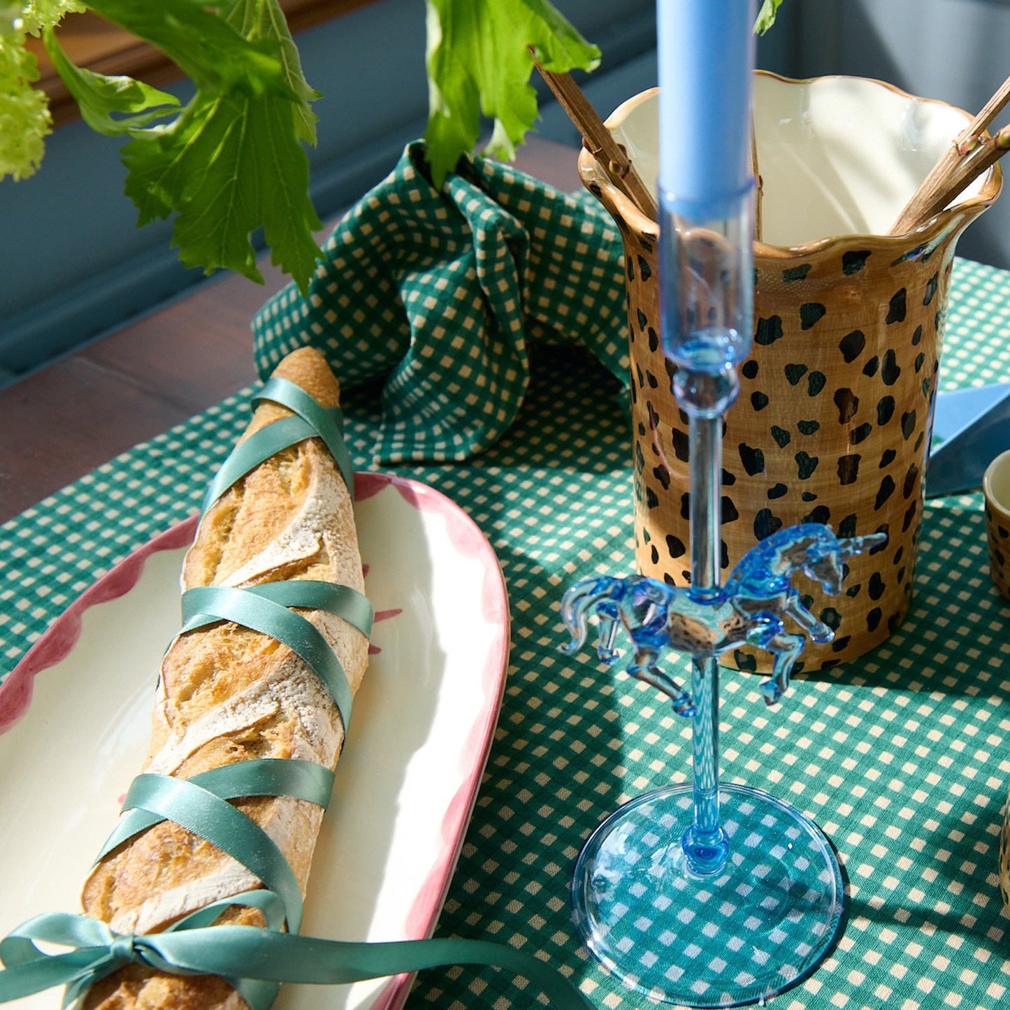 Anna + Nina Leopard Vase