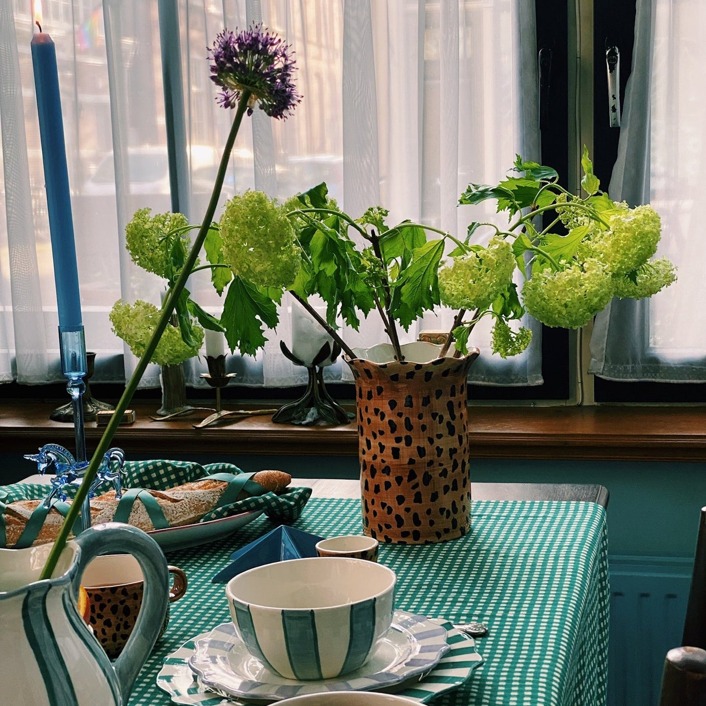 Anna + Nina Leopard Vase