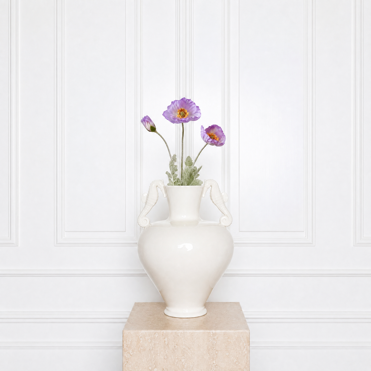 Poppy Flower Dark Purple