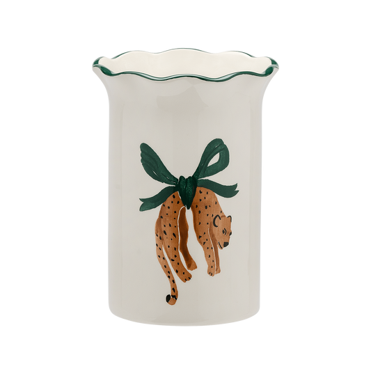 Anna + Nina Hanging Leopard Vase