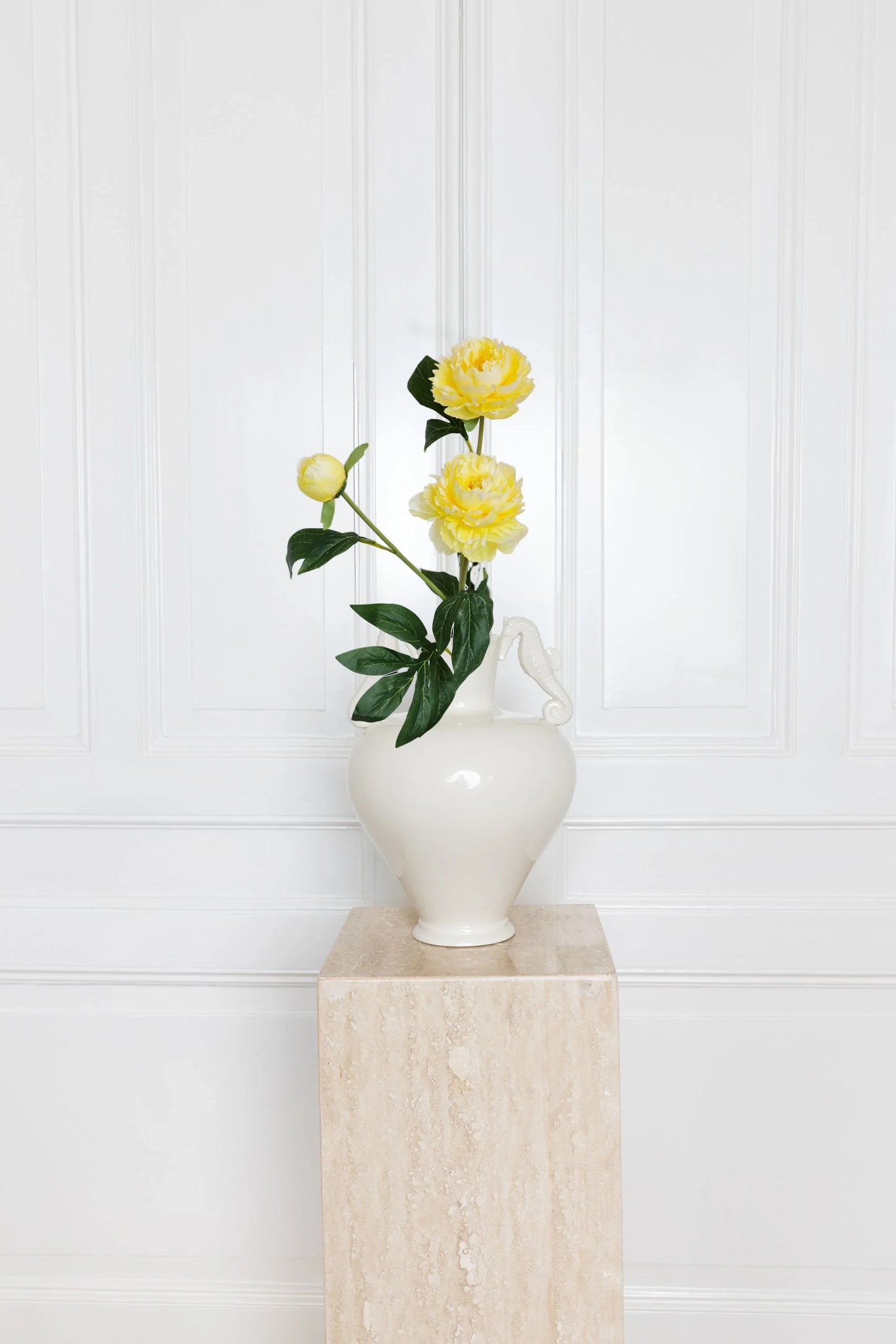 Three-headed peony flower Yellow