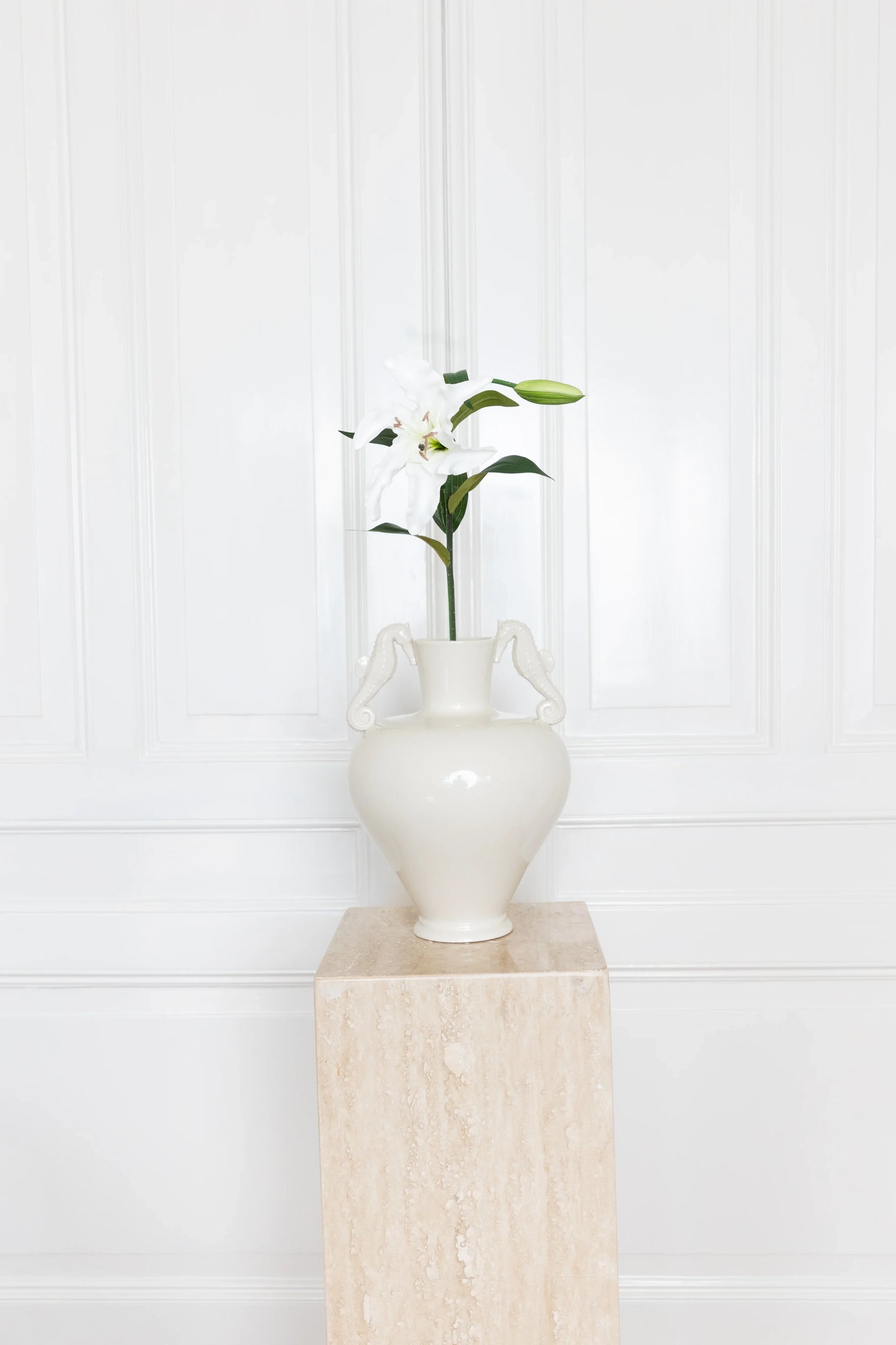 Large Lily Flower White