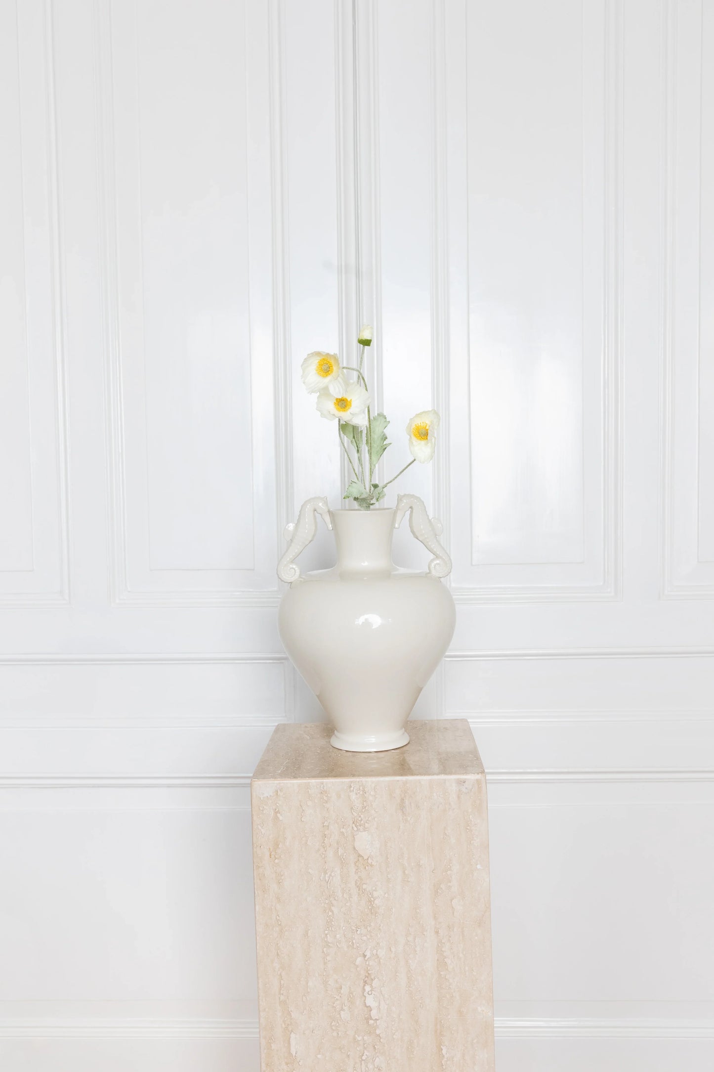 Poppy Flower White