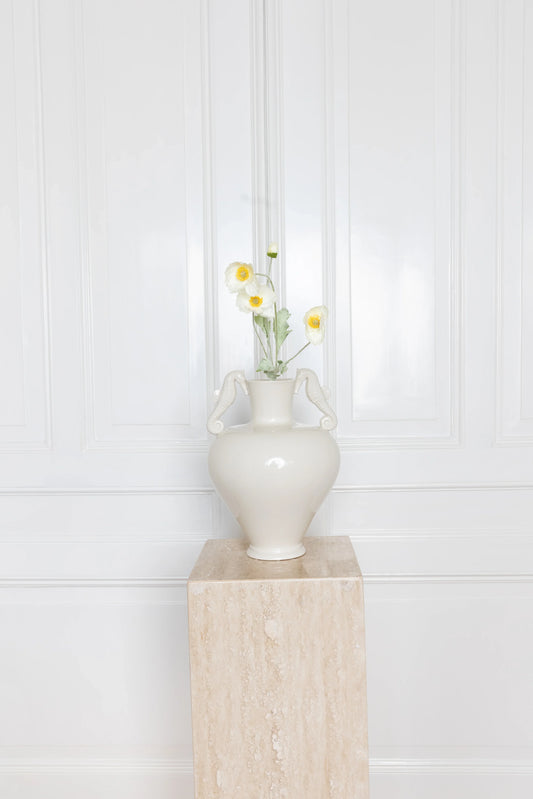 Poppy Flower White