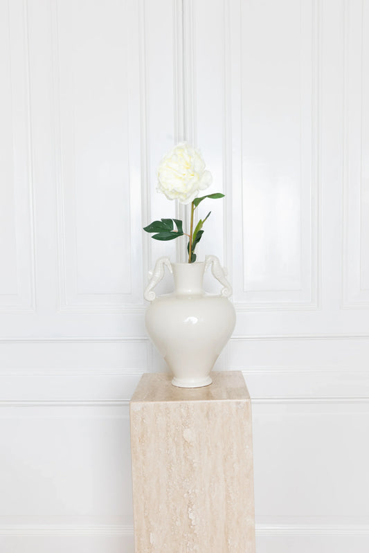 Large Peony Flower White
