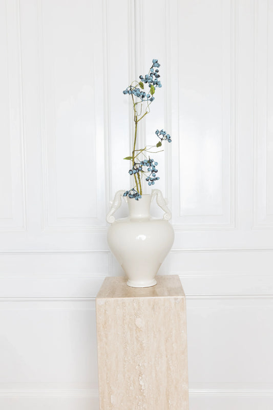 Grote Blauwe Bosbes Tak Blauw
