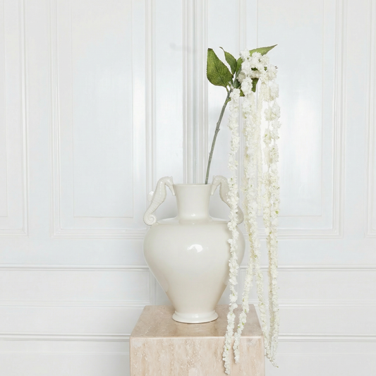 Amaranthus six-headed flower white