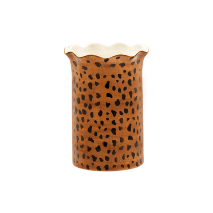 Anna + Nina Leopard Vase