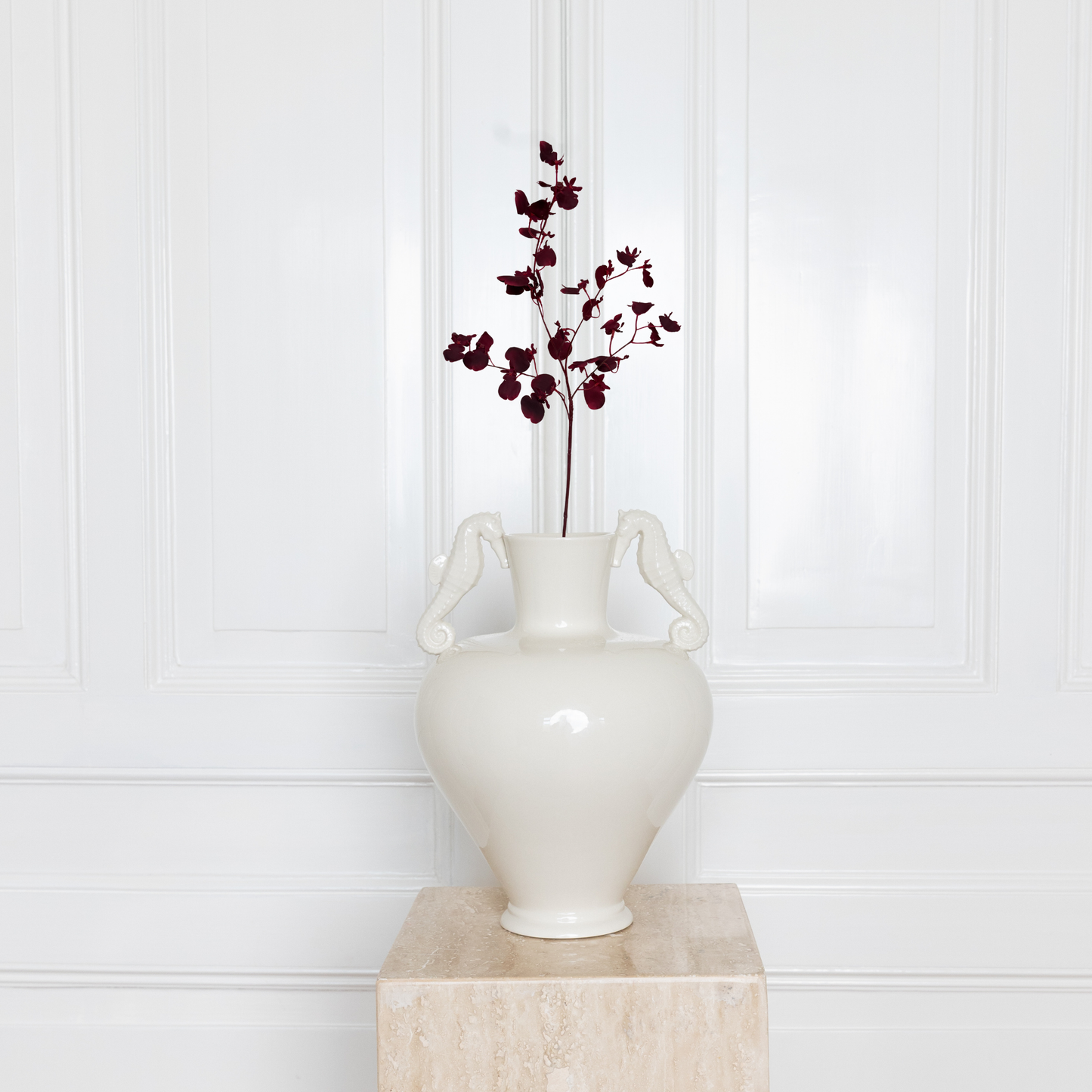 Dancing Lady Orchid Flower Dark Red