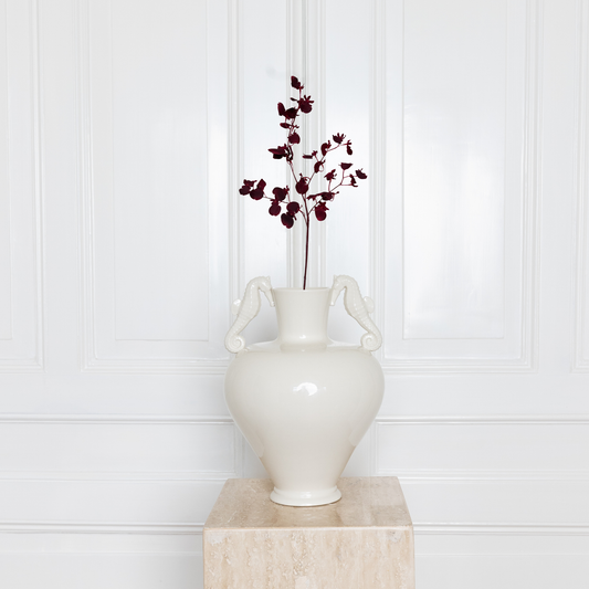 Dancing Lady Orchid Flower Dark Red