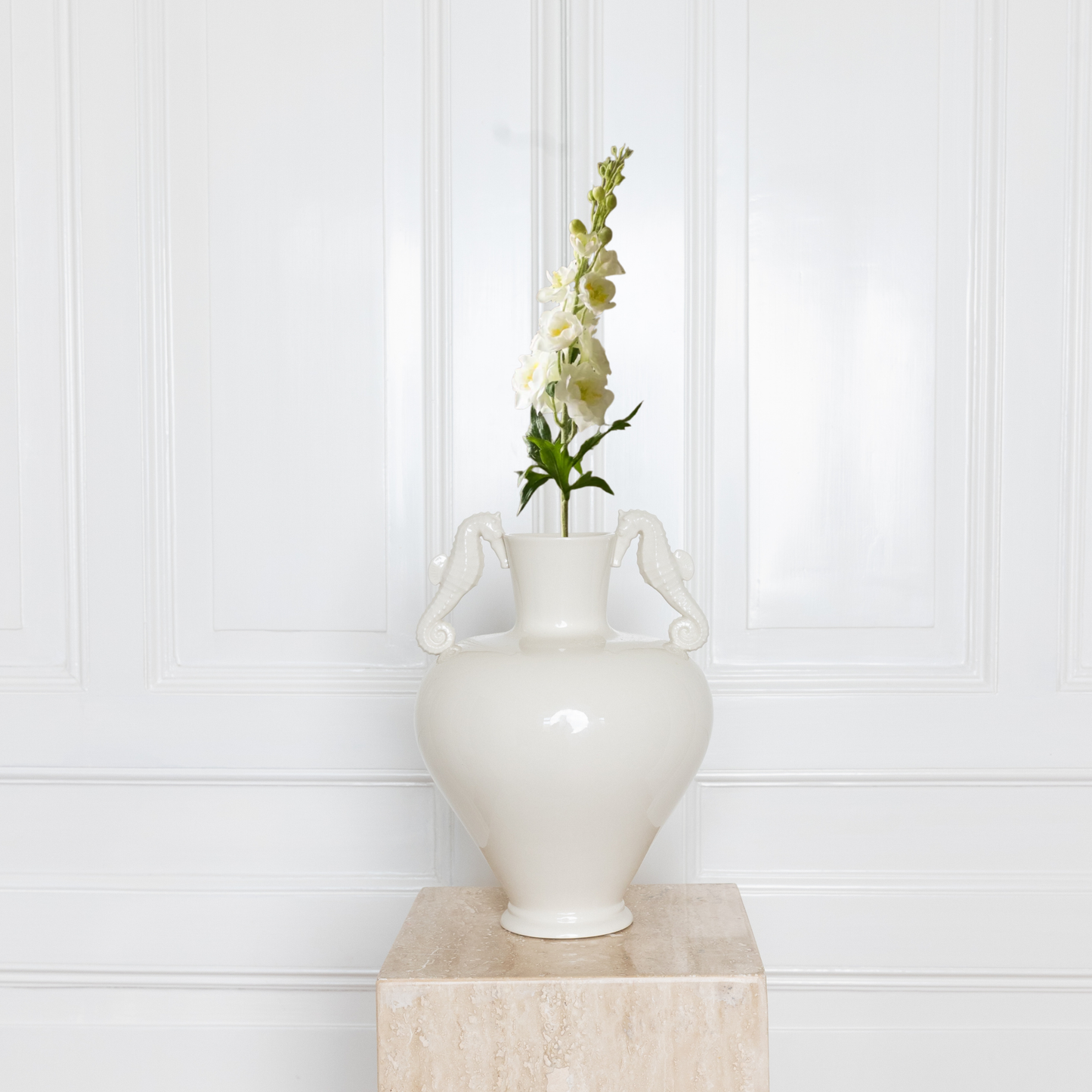 Delphinium Flower White