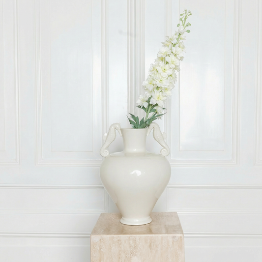 Delphinium Flower Large White