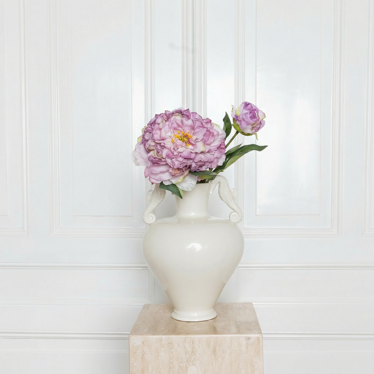 Peony Vintage Silk Two-headed