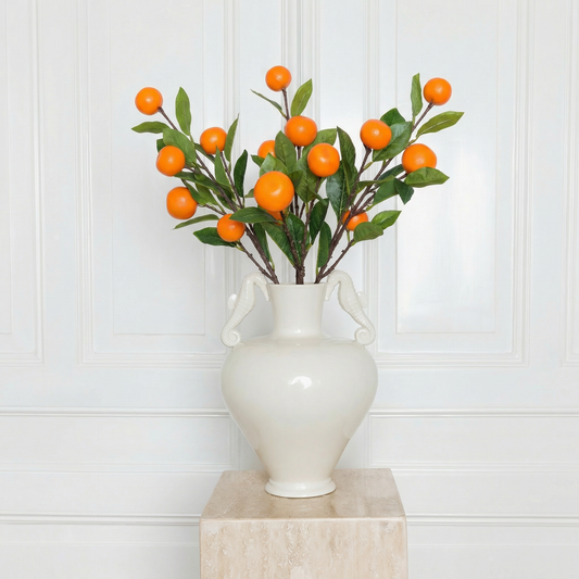 Large Orange Tree Branch with fruit - Artificial citrus branch - Atelier Verden