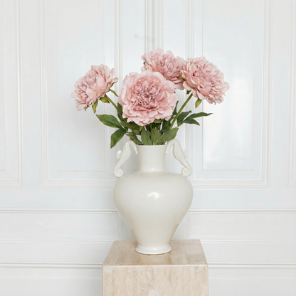 Medium Peony Flower Dusty Pink