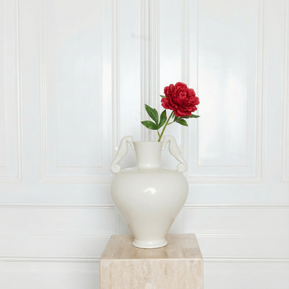 Medium Peony Flower Red