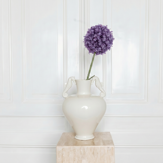 Large purple Allium bulbs - Premium silk flower stems - Atelier Verden