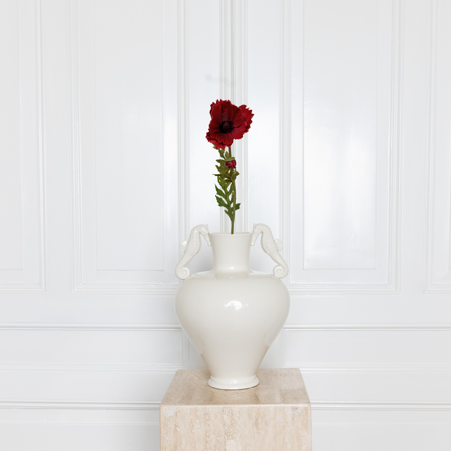 Large Poppy Flower Red