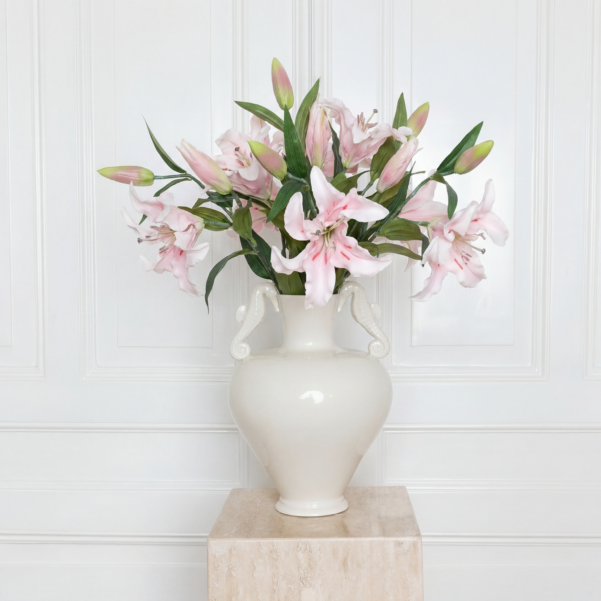 white lily atelier Lily Bouquet Pink – Atelier Verden