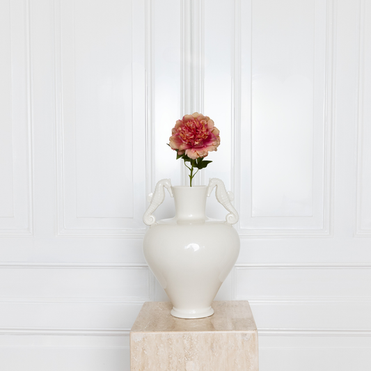 Medium Peony Flower Orange