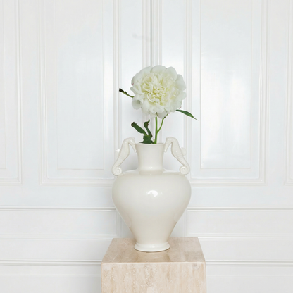 Medium Peony Flower White 