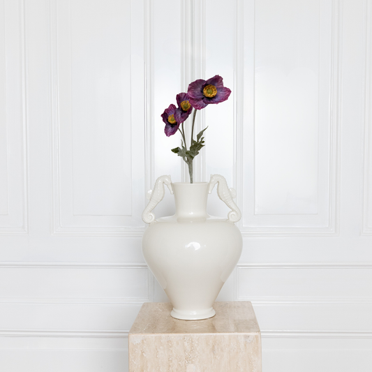 Poppy Flower Dark Purple