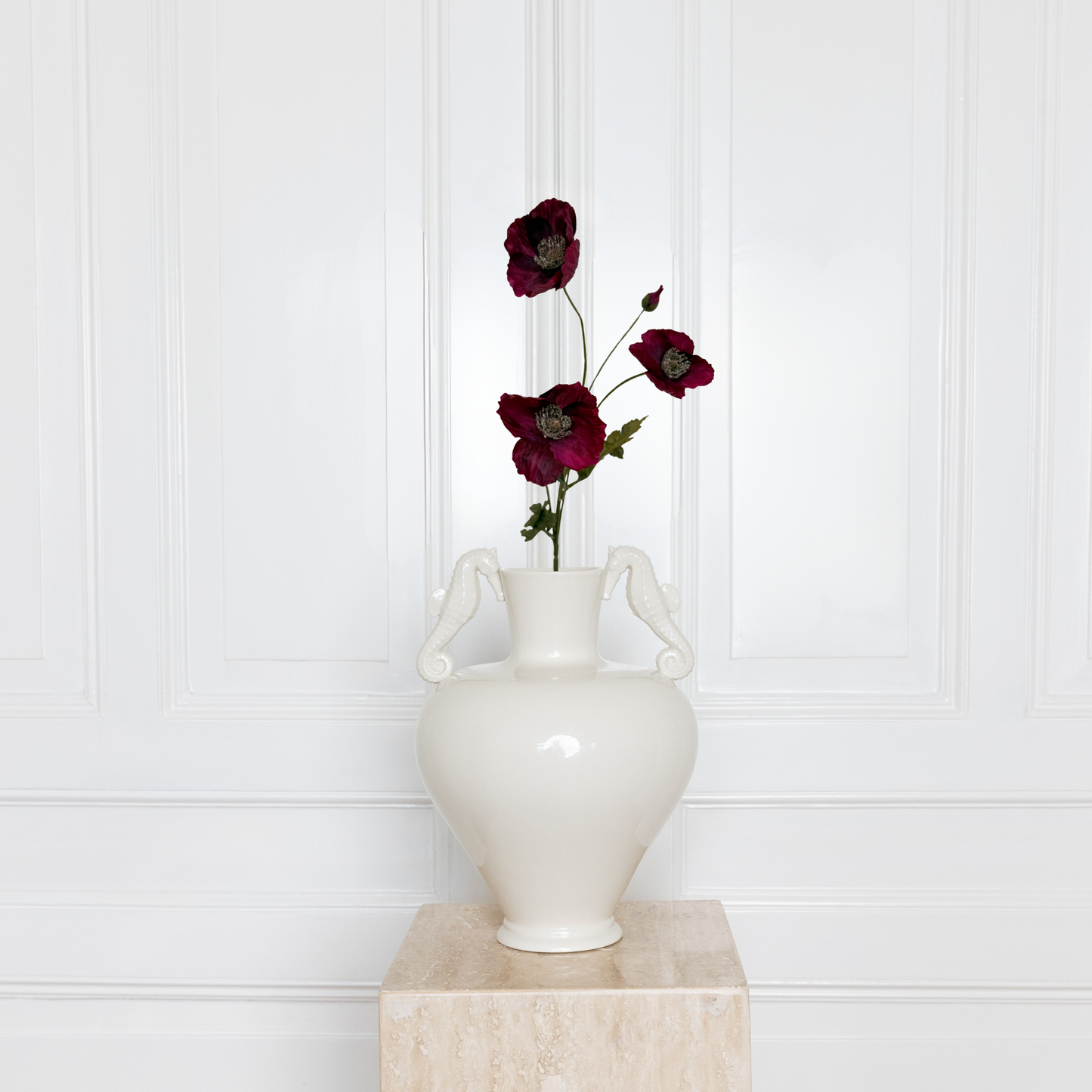 Poppy Flower Ruby Wine