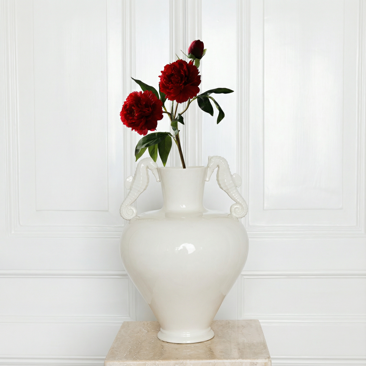 Three-headed Peony Flower