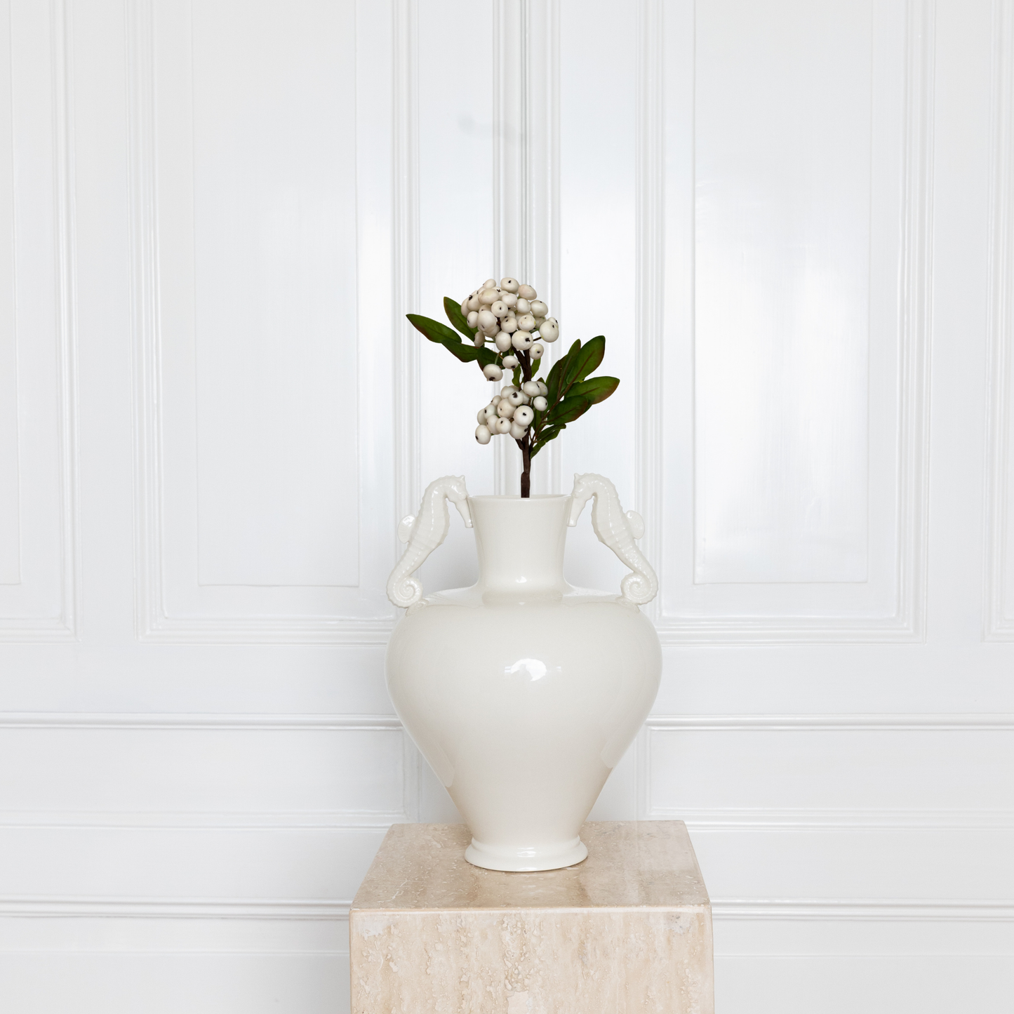 White Small Berry Branch